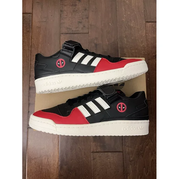 Ad-id-as Originals Marvel Deadpool Forum Low JR2481 Multicolor Mens Shoe Size 13