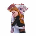 thumbnail image 1 of Camisón de verano de dibujos animados cómodo vestido de manga corta para madre e hija ropa de casa pijamas jazmín princesa estampado niña Dress4T Gao Jinjia LED, 1 of 2
