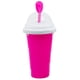 thumbnail image 2 of Taza para hacer granizados TIK TOK Frozen Magic con tapas y pajitas, color rojo, 2 of 9