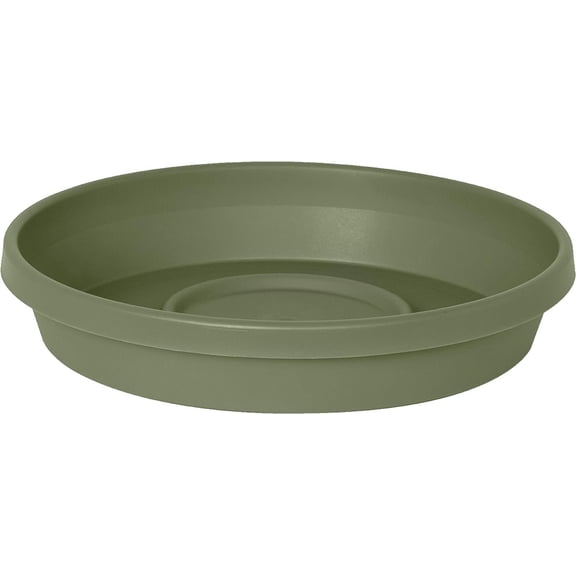 Bloem Terra Plant Saucer Tray for Planters 6-8" Living Green