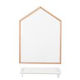thumbnail image 1 of Pizarra blanca para niños estilo casa haya respetuosa con el medio ambiente, brillante, duradera, ahorra espacio, pequeña pizarra blanca para dibujar y escribir, 1 of 8