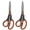 Red, variant on FACEGA 2Pcs Embroidery Scissors,Versatile Scissors for All-Purpose,Titanium Coated Scissors for Office Use