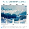 thumbnail image 3 of Peel and Stick Wallpaper painted abstract Modern Art Wall Mural Decor Self Adhesive and Removable 69in x 98in, 3 of 8