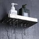 thumbnail image 2 of Jaboneras de baño de pared, estante de adhesivo, estuche de para jabón, soporte de esponja para fregadero de cocina para fregadero, - plata Sunnimix Platos de jabón de baño, 2 of 8