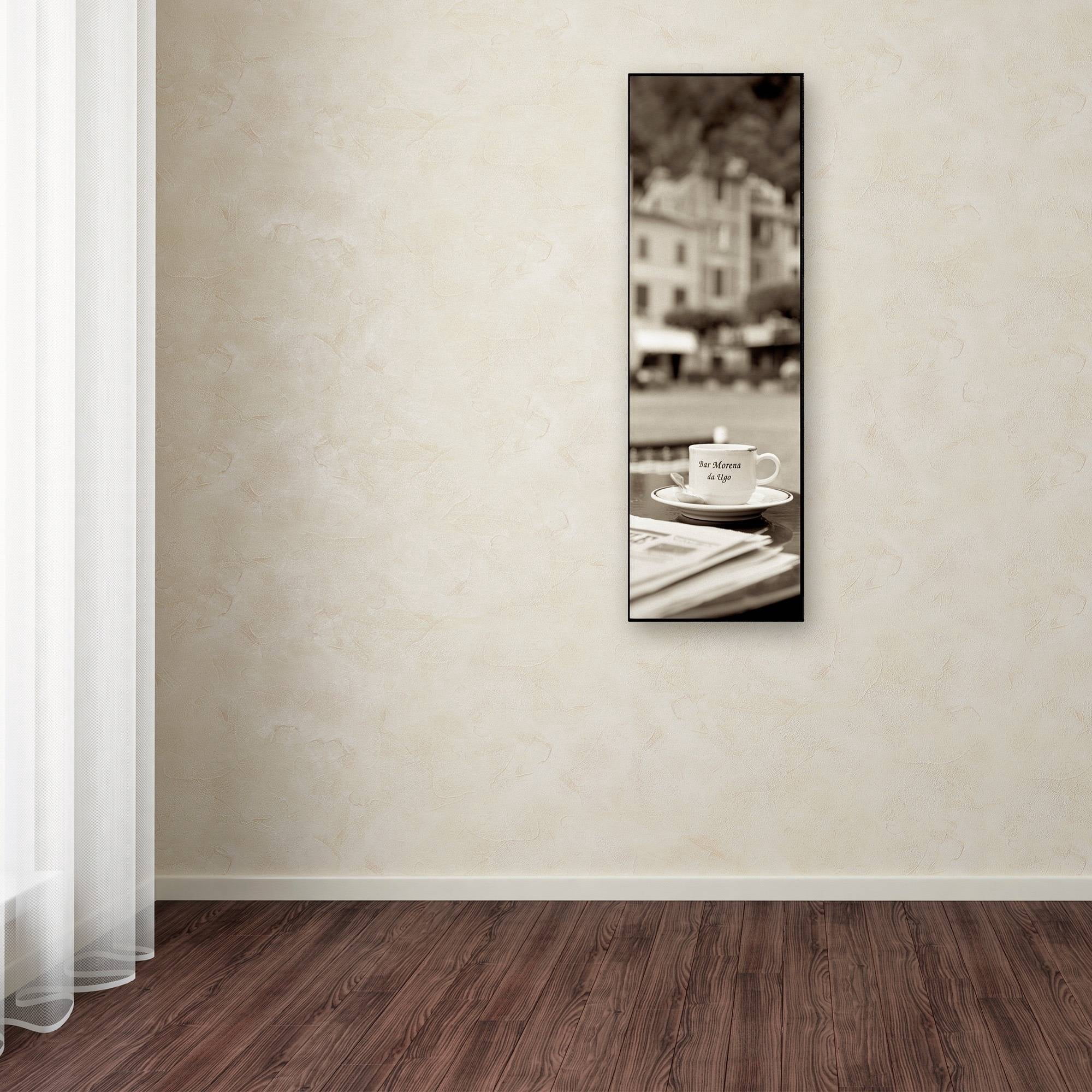 Trademark Fine Art Alan Blaustein Portofino Caffe II Canvas Wall Art - 16x47