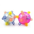 thumbnail image 3 of Juguete de bola que rebota brillante para perros - Juguete para perros LED intermitente con luz y música, 3 of 10