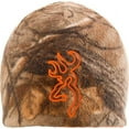 thumbnail image 3 of Browning All Season Reversible Fleece Beanie Realtree Xtra / Blaze Orange, 3 of 4
