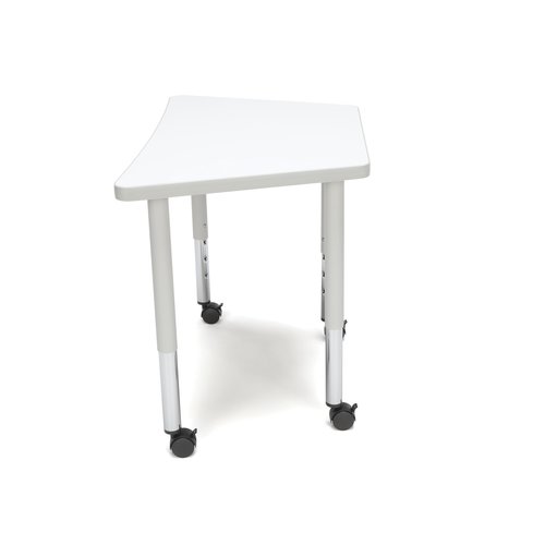 OFM TRAPSLCWHT Adapt Series Trapezoid Student Table 2028 in