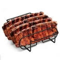 thumbnail image 1 of Non-stick Grill Rib Rack Grill Steaks Racks Stainless Steel Beef Ribs Grill, 1 of 9