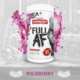 thumbnail image 5 of 5% Nutrition Full AF Pre-Workout Stim-Free Powder Supplement, Caffeine-Free Max Pumps, 20 Servings (Wildberry), 5 of 9