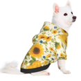 thumbnail image 2 of Balery Beautiful Countryside Sunflower Sudadera con Capucha para Perros Pequeños – Ropa para Mascotas, Disfraz para Perros y Gatos, Ideal para Fiestas y Cosplay-X-Small, 2 of 7