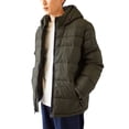 thumbnail image 1 of Chaqueta Tommy Hilfiger para hombre, con capucha, acolchada, color oliva, talla S, 1 of 1