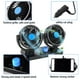 thumbnail image 5 of Ventilador de aire de refrigeración para coche, circulador de aire de refrigeración eléctrico de doble cabezal de 12 V, ventilador automático giratorio de 360 ​​grados para sedán SUV/RV/barc, 5 of 5