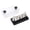 Black, variant on Fanoery 3 Post Power Distribution Block Bus Bar with Cover,150A Rating, Marine Bus Bar, Automobile, and Solar Wiring