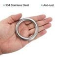 thumbnail image 4 of 50mmx70mm Dia 304 Stainless Steel O Ring Seamless Welded O-Ring for DIY 2 Pack, 4 of 5