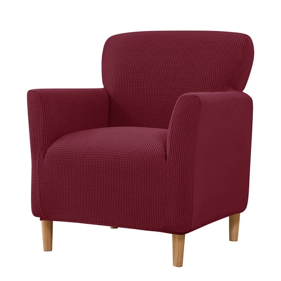 Namzi Funda moderna para sillón, funda jacquard para silla auxiliar, protector de muebles de sala de estar - Rojo