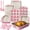 Pink, variant on Kikcoin 37-piece Bakeware Set, Non-stick Baking Pans Set with Silicone Handles, 446°F Oven Safe Stackable Baking Sheets for Kitchen, Cookie Sheets with textured surface, Pink