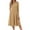 Z003-Light Brown, variant on Women's 3/4 Sleeve A-line and Flare Midi Gradient Long Dress Green