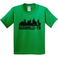 thumbnail image 3 of Inktastic Nashville Skyline Grunge Youth T-Shirt, 3 of 5