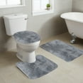 thumbnail image 4 of Outoloxit 3-Piece Thick Bathroom Rug Set, Ultra Soft and Highly Absorbent with Non-Slip Backing, Machine Washable, Ideal for Bathroom and Toilet Mats, 4 of 8