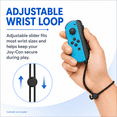 thumbnail image 5 of QXWPBV Nintendo Switch Joy-Con Controller Wrist Strap, Adjustable 2 Pack, Black, 5 of 8