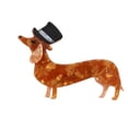 thumbnail image 2 of Salchicha Perro Animal Broches Ropa Bolsas Joyería Alfileres Broches Regalo, 2 of 8