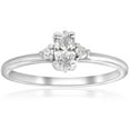 thumbnail image 1 of Marquise Diamond Three Stone Engagement Ring 1/3 ct 10k White Gold, 1 of 4