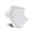 White, variant on CelerSport 6 Pack Men's Ankle Socks with Cushion, Sport Athletic Running Socks
