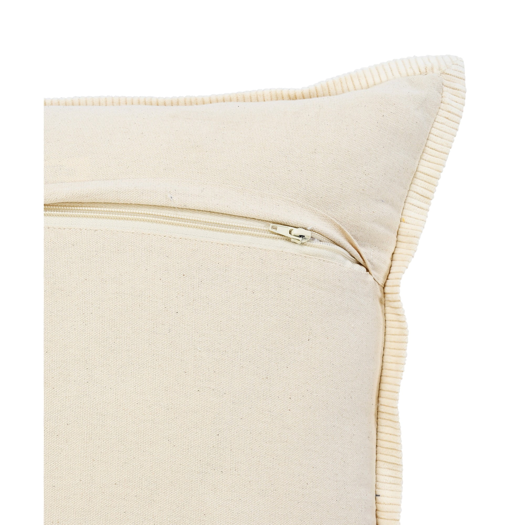 Laddha Home Designs Handwoven Geometric Throw Pillow Cover - 20" - Navy Blue and White