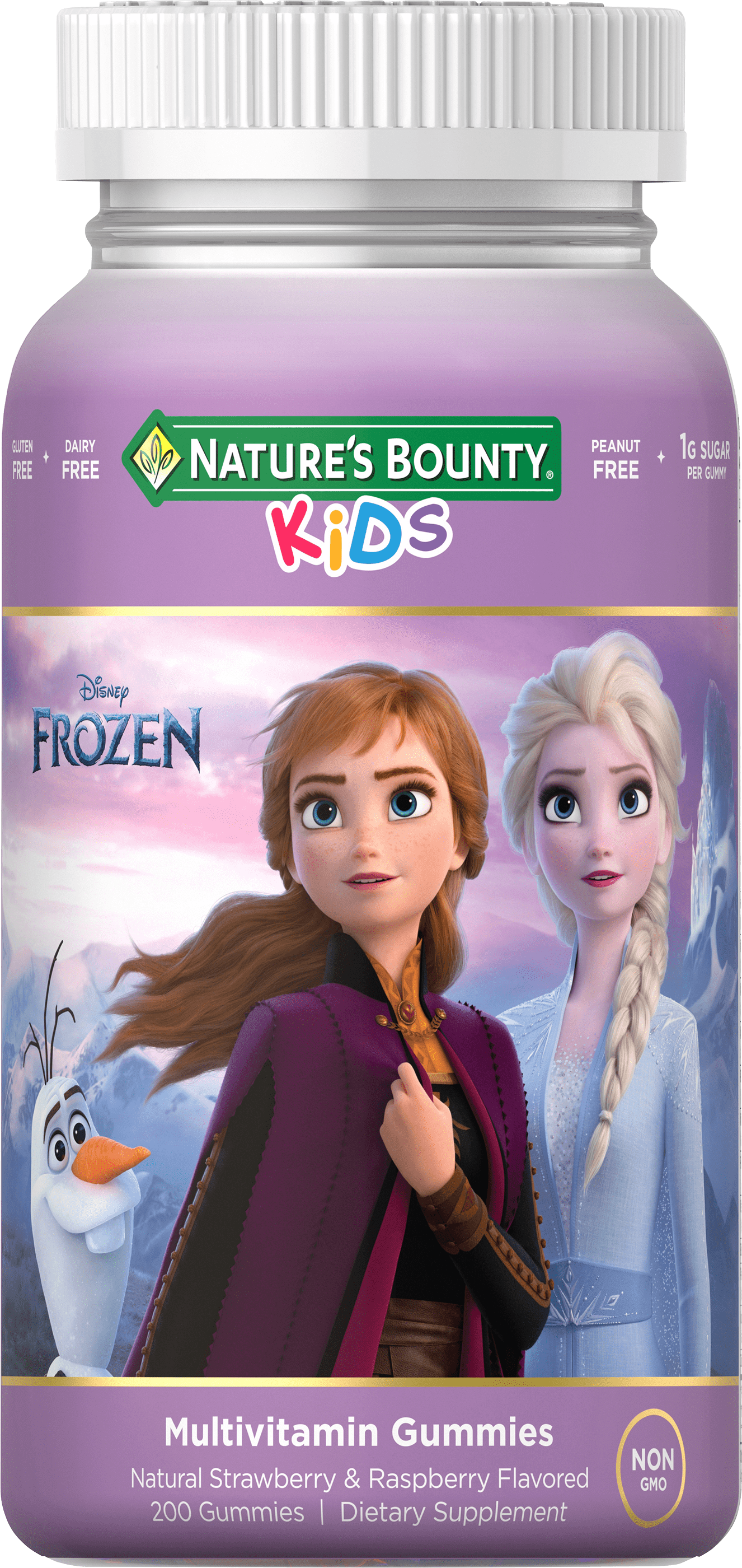 Natures Bounty Kids Disney Frozen Multivitamin Gummies, 200 Count