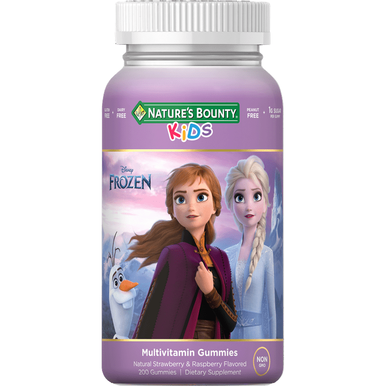 Drama Cromático contrabando Nature's Bounty Kids Disney® Frozen Multivitamin Gummies, 200 Count -  Walmart.com