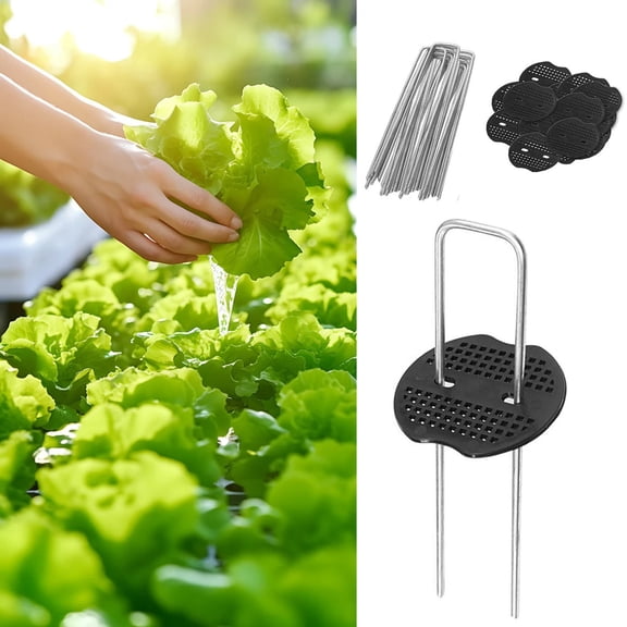 Noothes Landscape Fabric Staples Lawn Staples 6 Inch Heavy Duty Weed Barrier Staples Garden Pins For Securing Fabric Netting Ground Sheets Fleece