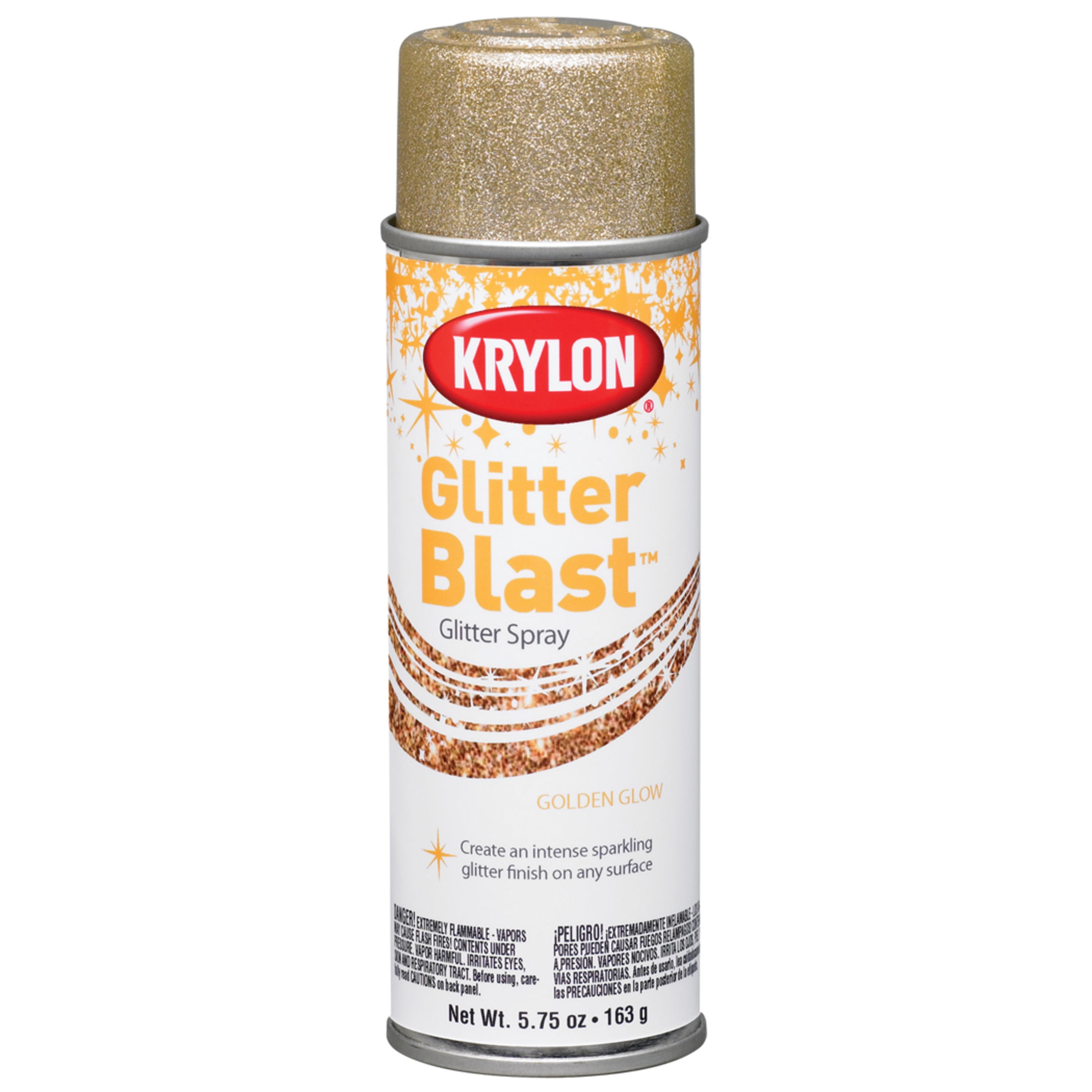 Krylon K03815A00 Craft Spray Paint, Glitter, Fierce Fuchs