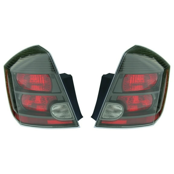 For Nissan Sentra Tail Light Assembly 2007 2008 2009 Pair Driver and Passenger Side SE-R.SE-R SPEC V Model 2.5L ENG DOT Certified NI2800178, NI2801178