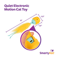 thumbnail image 3 of SmartyKat Canary Frenzy Motion Cat Toy –Electronic Interactive Pet Toy, Yellow, 3 of 9
