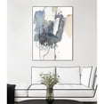 thumbnail image 2 of Giant Art Canvas  30x40 Indigo Splatter I Framed in White, 2 of 3