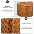thumbnail image 3 of unbranded Canasta Multiusos Tejida En Imitación Rattan Para Uso En Casa Y Oficina, 3 of 5