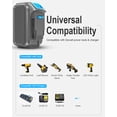 thumbnail image 6 of 4  Pack 6.0Ah 20V Battery Compatible with Dewalt 20V Battery,Power Tools DCD/DCF/DCG Series Battery, 6 of 7