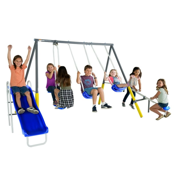 Sportspower Cambridge Swing Set with 2 Swings, TeeterTotter, 2 Person
