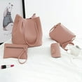 thumbnail image 6 of Fashionable Tote Bag Set Women's PU Leather Handbags + Shoulder Bag + Purse + Card Holder Set, 6 of 6