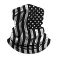 thumbnail image 2 of Siminsem 4th Of July UV Face Shield UPF 50+ Neck Gaiter for Men Women, Cooling Breathable Balaclava Mask for Outdoor Sports Hiking Fishing Cycling, Multipurpose Bandana Scarf, Grey, One Size, 2 of 6