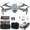 Gray, variant on Drone with High-Definition Dual Camera, One Click Takeoff And Landing, Three Speed Adjustment, Remote Control Toys Gifts for Boys Girls