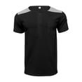 thumbnail image 3 of Camisas Casuales de los Hombres Color Sólido Delgado Suelto Camisa de Manga Corta, Ligero Humedad-Wicking Diario Top, 3 of 5