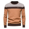 thumbnail image 2 of TIHLMK Men's O-neck Sweater Soft Casual Sweaters For Men Classic Pullover Sweaters With Ribbing Edge, 2 of 4