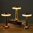 thumbnail image 3 of HSHDLDF Cordless Table Lamp Rechargeable Metal LED Table Desktop Lamp Portable USB Minimalism Bedside Desk Nursery Lamp Light Decorative Nightstand for Restaurant Bedroom Bars Home, 3 of 7