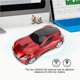 thumbnail image 5 of Ratón Óptico 3D Inalámbrico Usb 1200Dpi Del Modelo Del Coche De La Originalidad Para El Escritorio Del Ordenador Portátil (Rojo) Vogacara EL006308-00, 5 of 6