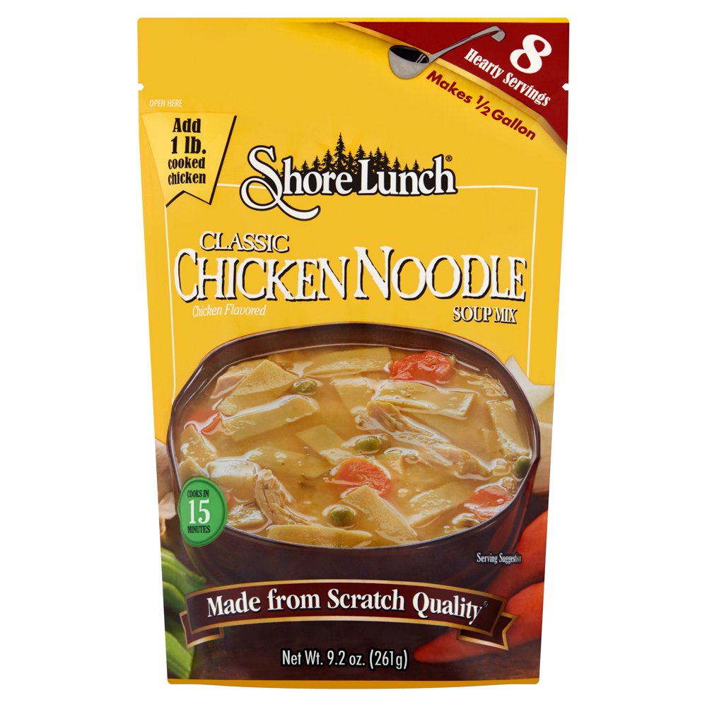 Shore Lunch Classic Chicken Noodle Soup Mix, 9.2 oz