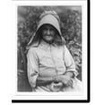 thumbnail image 2 of Historic Framed Print, [Woman in printed dress and sunbonnet], 17-7/8" x 21-7/8", 2 of 9