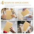 thumbnail image 3 of HAMPPLIES 100Pcs Self Stick Envelopes Kraft Paper Money Envelopes for Cash Organizing and Saving, 3 of 6