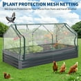 thumbnail image 2 of Heavy-Duty Galvanized Steel Raised Garden Bed Kit with Protective Cover – Sturdy Metal Planter Box for Vegetables, Flowers & Herbs – Open Base, Rustproof & Weather-Resistant – Grey & Dark Green, 2 of 8